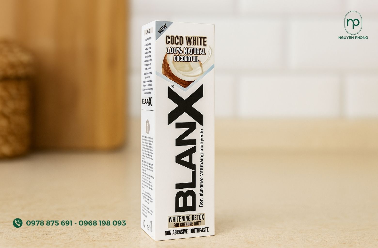 Hộp giấy đựng kem đánh răng BlanX